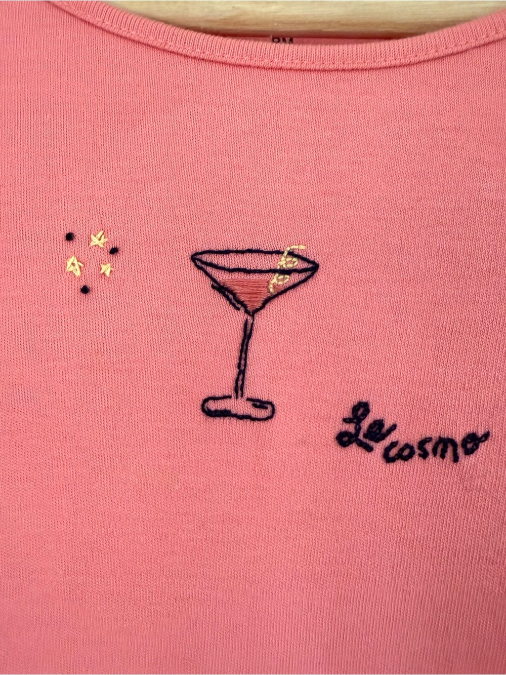 Hand embroidered t-shirt